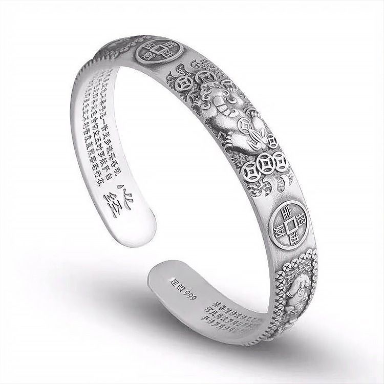 Punk Simple Silver Color Twisted Mobius Cuff Bangles Infinite Loop Bracelet Men\'s Fashion Casual Party Jewelry Gift
