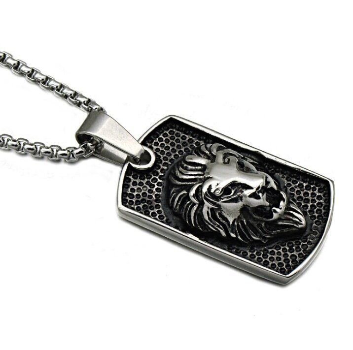 Retro Seven Angels Magic Circle Solomon\'s Seal Necklace Pendant Personalized Men\'s Punk Lucky Amulet Jewelry