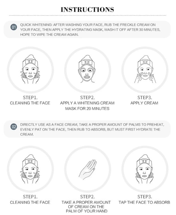 Whitening Freckle Cream Remove Melasma Cream Remove Dark Spots Melanin Melasma Remover Brighten Skin Anti-Aging Skin Lightening
