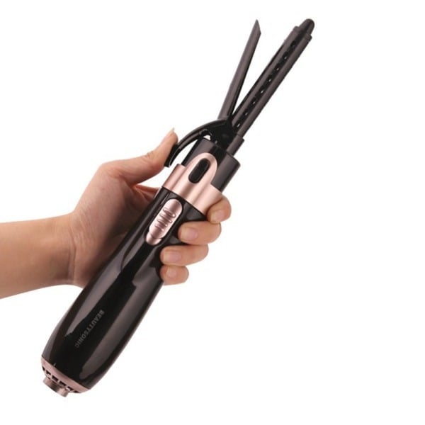 Multifunctional Hot Air Comb Four-in-one Negative Ion Wet And Dry Hair Dryer Hair Straightener Hair Curler Hair Dryer Comb