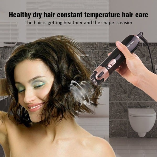 Multifunctional Hot Air Comb Four-in-one Negative Ion Wet And Dry Hair Dryer Hair Straightener Hair Curler Hair Dryer Comb