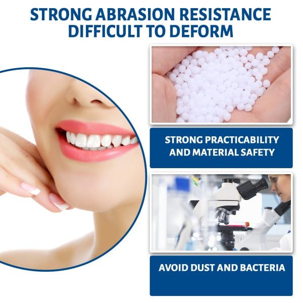 False Teeth Solid Glue Temporary Tooth Repair Kit Moldable Thermal Fitting Teeth Pellet Adhesive Tooth Care Tool