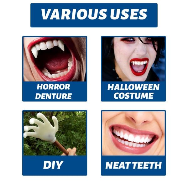 False Teeth Solid Glue Temporary Tooth Repair Kit Moldable Thermal Fitting Teeth Pellet Adhesive Tooth Care Tool