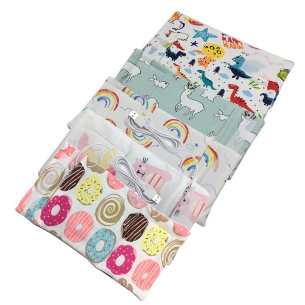 USB Milk Water Warmer Travel Stroller Insulated Bag Baby Nursing Bottle Heater （Random color）