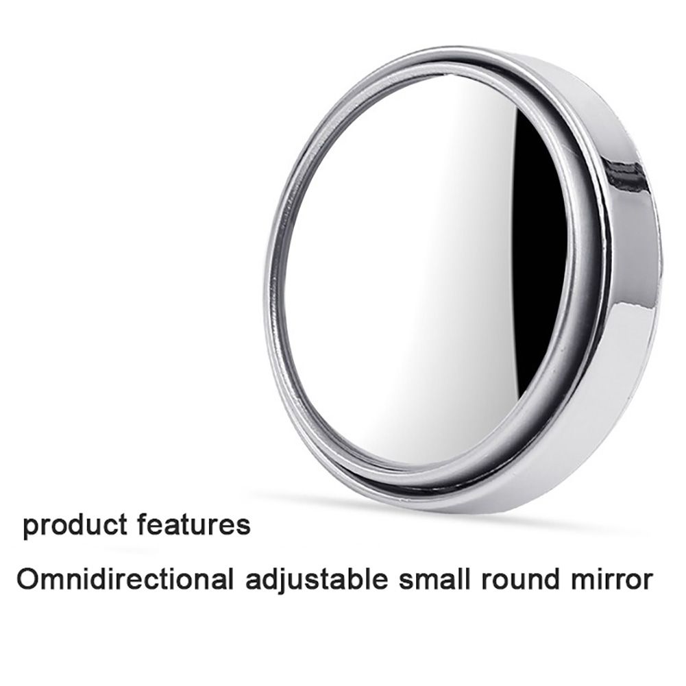 2pcs/set 360 Degree Universal Blind Spot Mirror For Car HOT Sale Frameless Ultrathin Wide Angle Round Convex Rear View Mirror