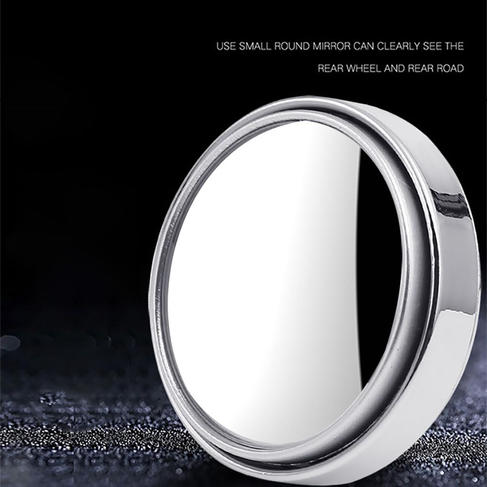 2pcs/set 360 Degree Universal Blind Spot Mirror For Car HOT Sale Frameless Ultrathin Wide Angle Round Convex Rear View Mirror
