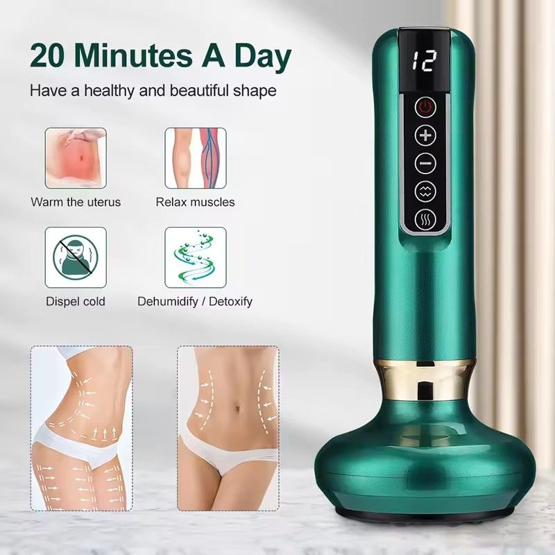 Electric Vacuum Cupping Massage Body Cups Anti-Cellulite Therapy Massager for Body Electric Guasha Scraping Fat Burning Slimming