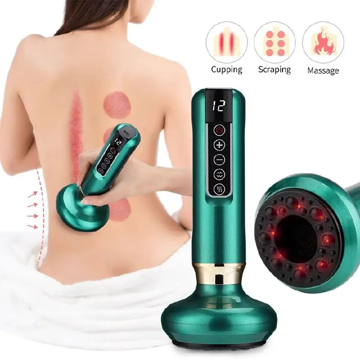 Electric Vacuum Cupping Massage Body Cups Anti-Cellulite Therapy Massager for Body Electric Guasha Scraping Fat Burning Slimming