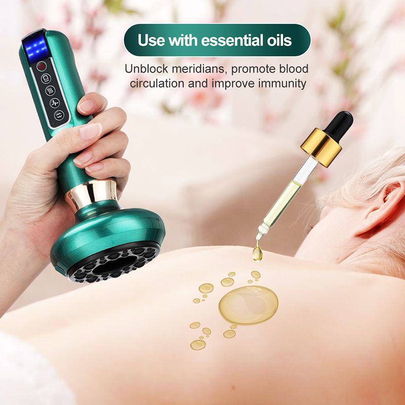 Electric Vacuum Cupping Massage Body Cups Anti-Cellulite Therapy Massager for Body Electric Guasha Scraping Fat Burning Slimming