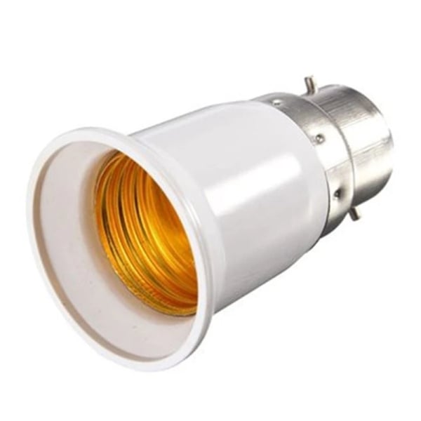 2 Pcs Light Bulb Adaptor Bayonet B22 To Edison Screw E27 Lamp Converter Holder Light Adapter Lamp Holder Lighting Parts