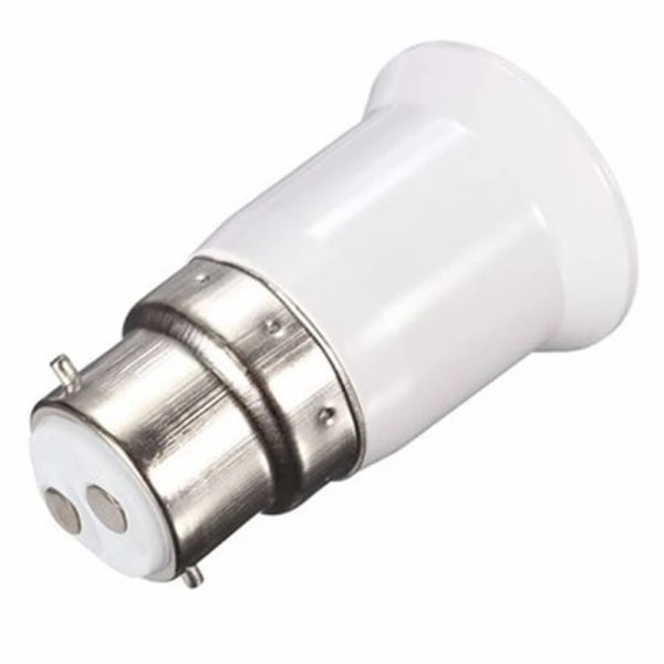 2 Pcs Light Bulb Adaptor Bayonet B22 To Edison Screw E27 Lamp Converter Holder Light Adapter Lamp Holder Lighting Parts