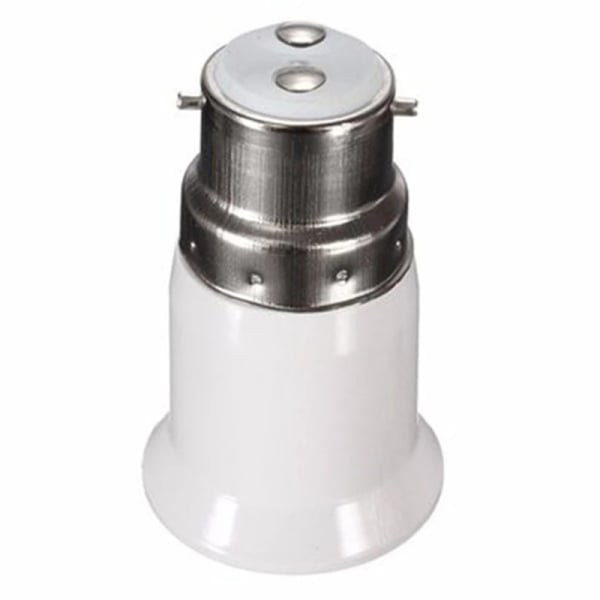 2 Pcs Light Bulb Adaptor Bayonet B22 To Edison Screw E27 Lamp Converter Holder Light Adapter Lamp Holder Lighting Parts