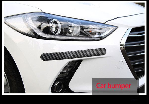 5/3m Car 3D Carbon Fiber Stickers Door Sill Anti-stepping Protector Trunk Bumper Side Mirror Anti Scratch Tape Auto Decals