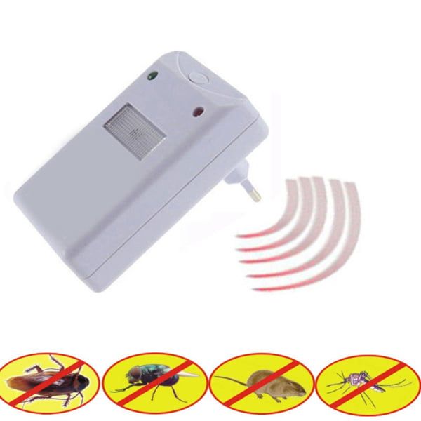 Pest Repeller Ultrasonic Mouse Repellent 220V Electronic Repeller Control Aid for Ants Spiders Roaches Mice