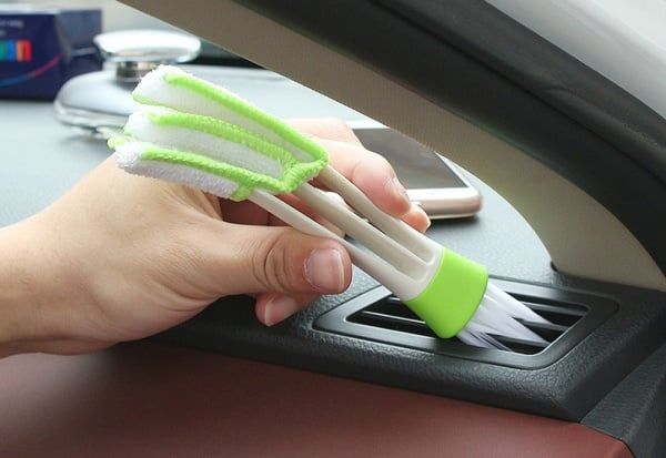 Car Styling Microfibre Venetian Blind Window Clean Brush Air Conditioner Duster Dirt Cleaner Car Accessories