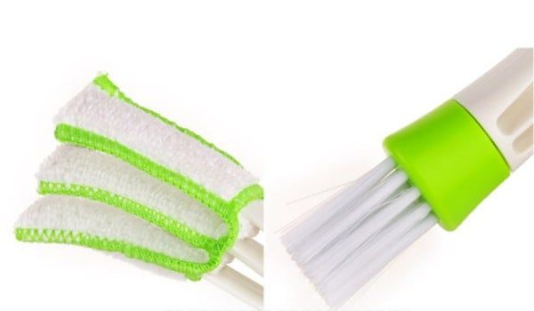 Car Styling Microfibre Venetian Blind Window Clean Brush Air Conditioner Duster Dirt Cleaner Car Accessories