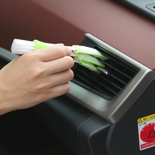 Car Styling Microfibre Venetian Blind Window Clean Brush Air Conditioner Duster Dirt Cleaner Car Accessories