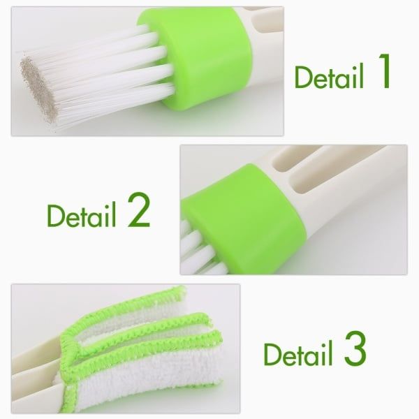 Car Styling Microfibre Venetian Blind Window Clean Brush Air Conditioner Duster Dirt Cleaner Car Accessories