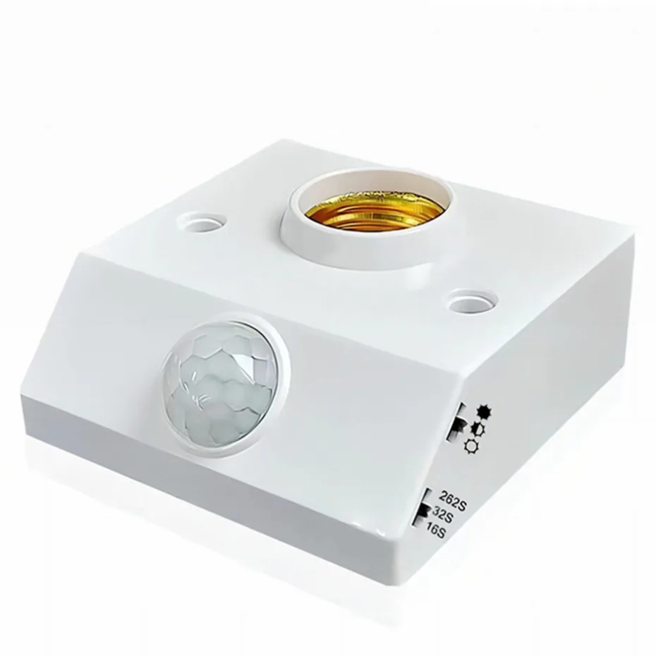 E27 220V 110V Sound Light Switch Pir Motion Sensor Smart Switch Auto On/off Light Lamp Holder Ceiling Sensor Detector Module