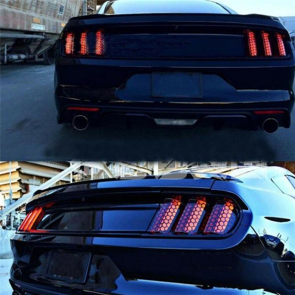 Honeycomb Car Sticker Cut-out Hollow Auto Lamp Film Grid Side Shield Headlamp Taillight Film Decals Car Wrap Sticker