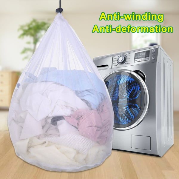 3PC 3 Sizes Mesh Laundry Wash Bags Basket Foldable Delicates Lingerie Bra Socks Underwear Washing Machine Clothes Protection Net