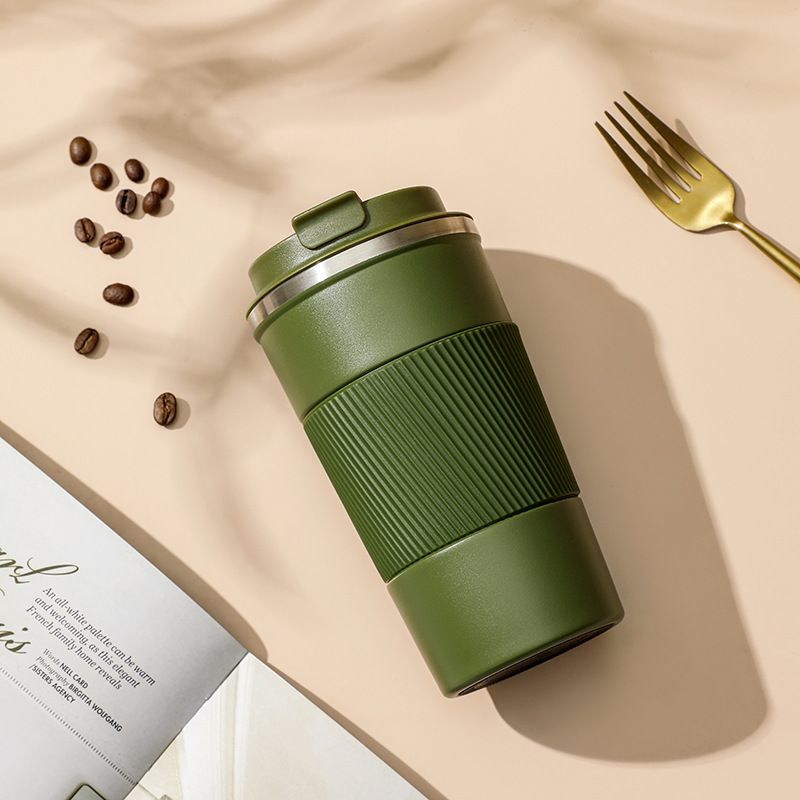 Vacuum double-layer stainless steel leak proof travel insulated cup