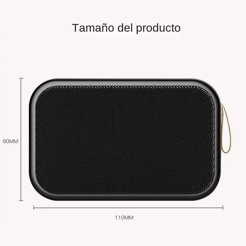 Mini Bluetooth Speaker Portable True Wireless Waterproof Speaker Outdoor Stereo Surround Supports SD Card FM Radio