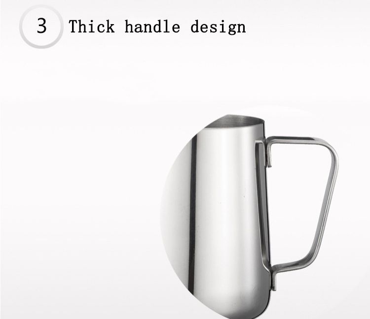 Stainless Steel Milk Frothing Pitcher Espresso Steam Coffee Barista Craft Latte Cappuccino Milk Cream Cup Frothing Jug Pitcher
