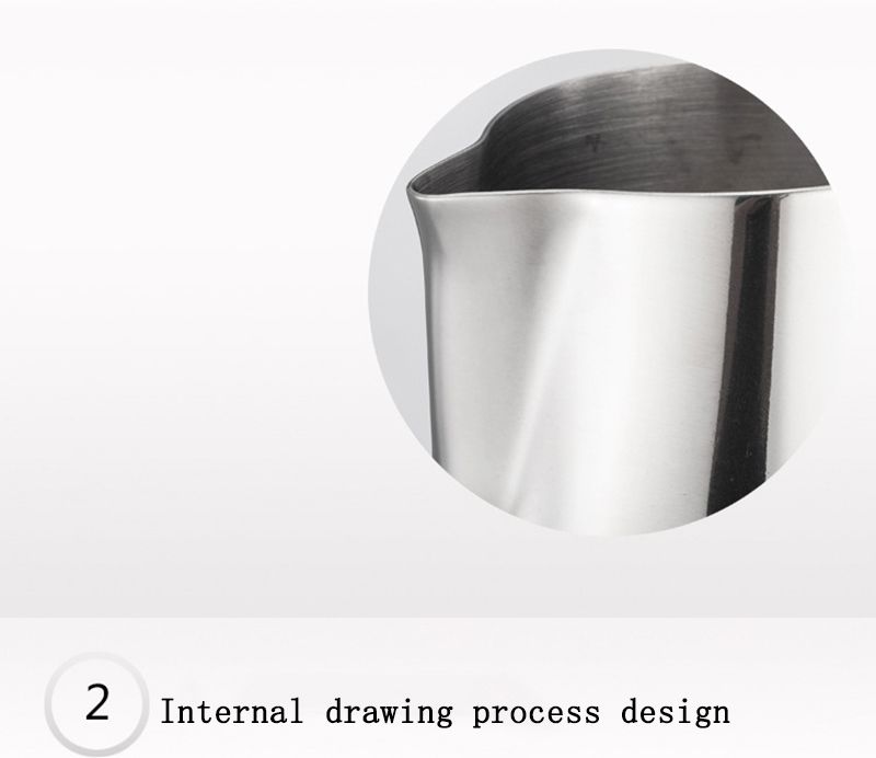 Stainless Steel Milk Frothing Pitcher Espresso Steam Coffee Barista Craft Latte Cappuccino Milk Cream Cup Frothing Jug Pitcher