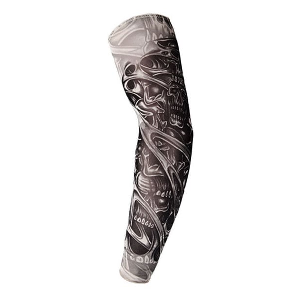 2pc Fashion Tattoo Sleeves Arm Warmer Unisex UV Protection Outdoor Temporary Fake Tattoo Arm Sleeve Warmer Sleeve Mangas