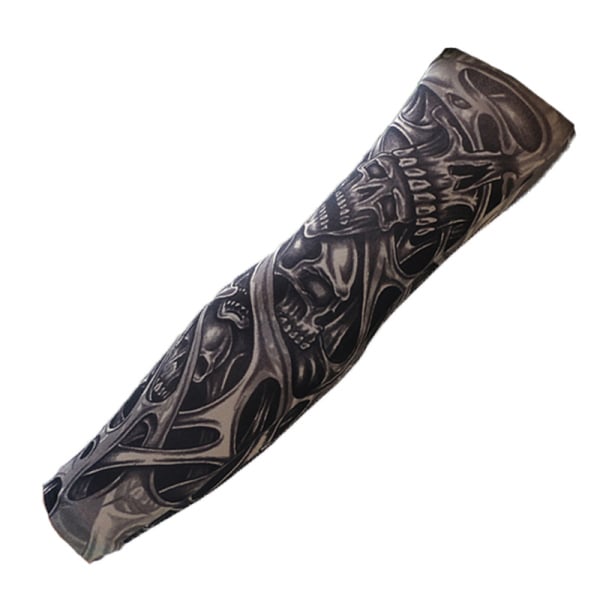 2pc Fashion Tattoo Sleeves Arm Warmer Unisex UV Protection Outdoor Temporary Fake Tattoo Arm Sleeve Warmer Sleeve Mangas