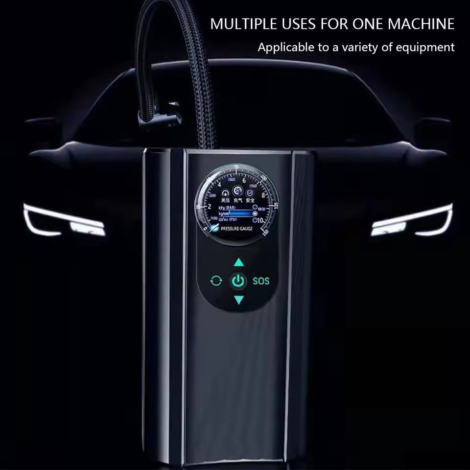 120W car mounted air compressor, portable tire inflator, electric vehicle pump, trailer, bicycle, handheld inflator pump