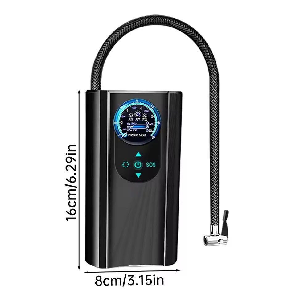 120W car mounted air compressor, portable tire inflator, electric vehicle pump, trailer, bicycle, handheld inflator pump