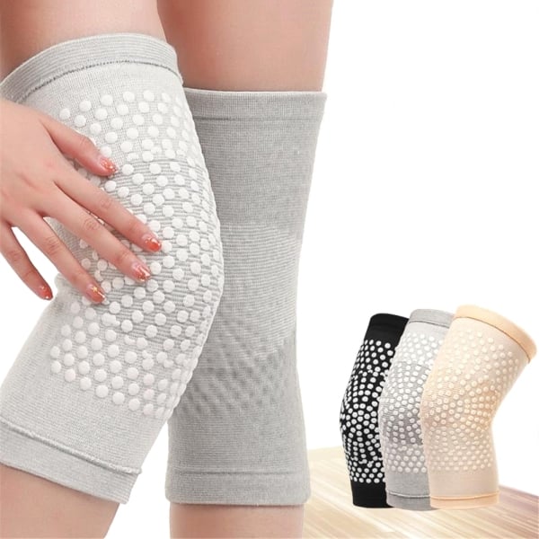2PCS Self Heating Support Knee Pad Knee Brace Warm for Arthritis Joint Pain Relief Injury Recovery Belt Knee Massager Leg Warmer