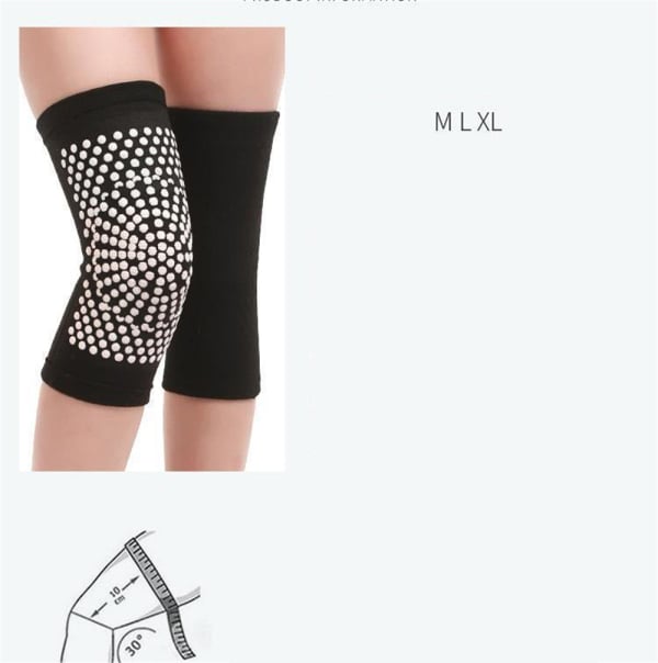 2PCS Self Heating Support Knee Pad Knee Brace Warm for Arthritis Joint Pain Relief Injury Recovery Belt Knee Massager Leg Warmer