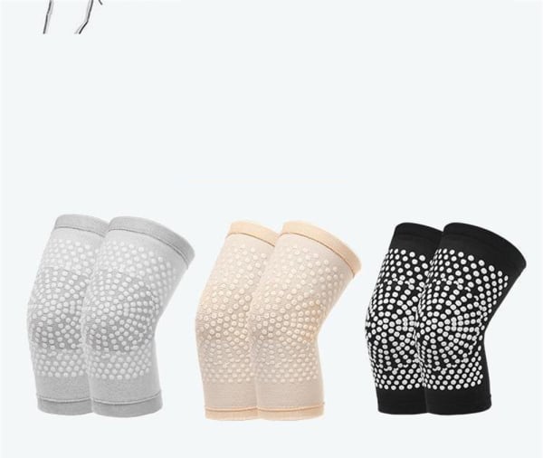 2PCS Self Heating Support Knee Pad Knee Brace Warm for Arthritis Joint Pain Relief Injury Recovery Belt Knee Massager Leg Warmer