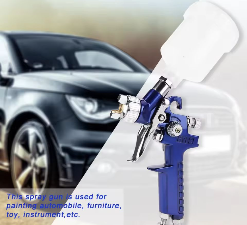H-2000A Professional 0.8/1.0mm Nozzle 125ml Mini Pneumatic Spray Gun For Car Painting Repair Pneumatic Spray gun Mini spray gun