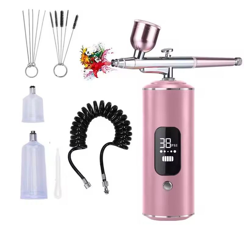 Air Brush With Compressor Portable Air Brush Air Brush Cake Painting Crafts Air Brush Art Painting Compressor Airbrush Pen Airbr
﻿