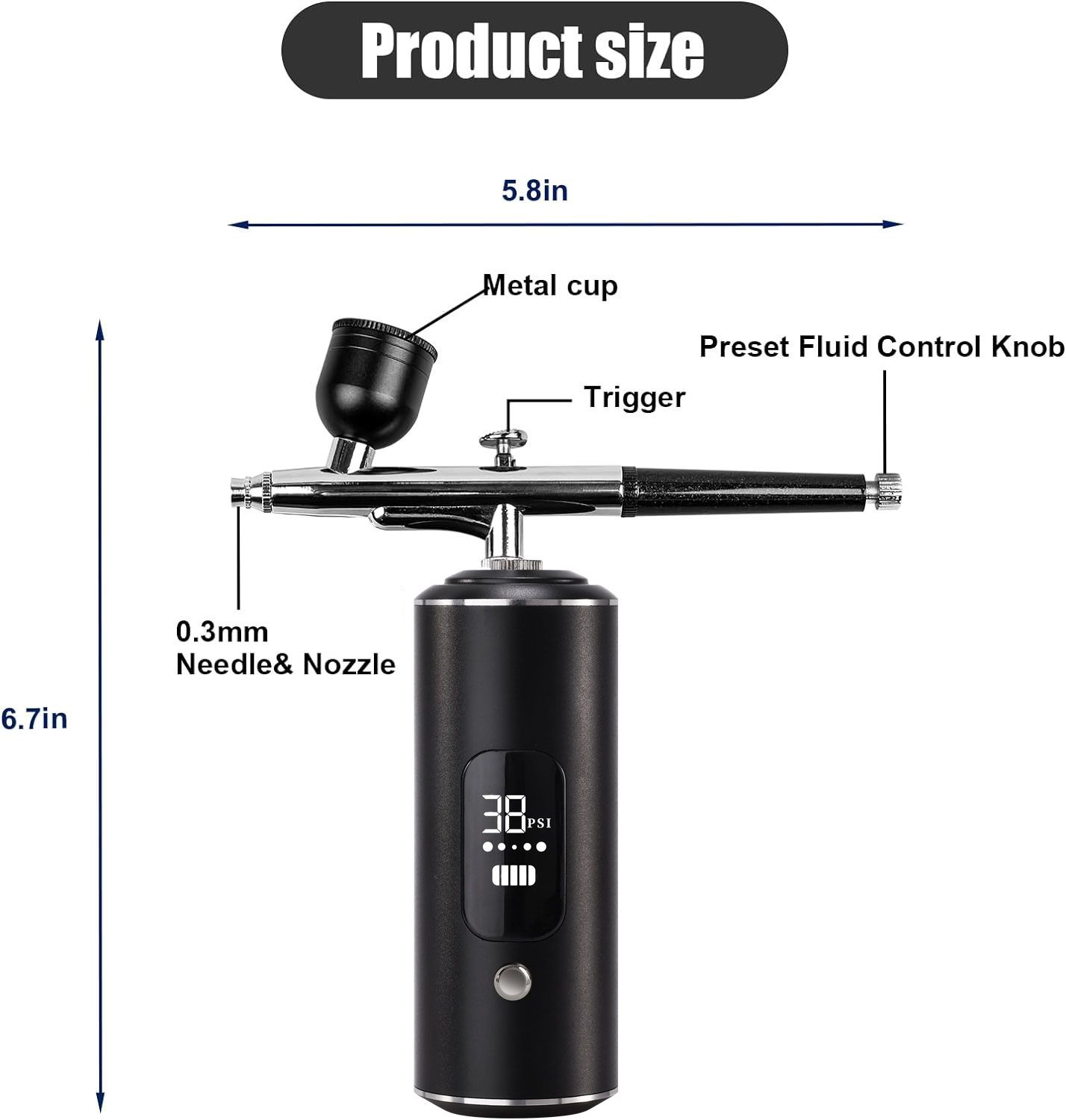Air Brush With Compressor Portable Air Brush Air Brush Cake Painting Crafts Air Brush Art Painting Compressor Airbrush Pen Airbr
﻿