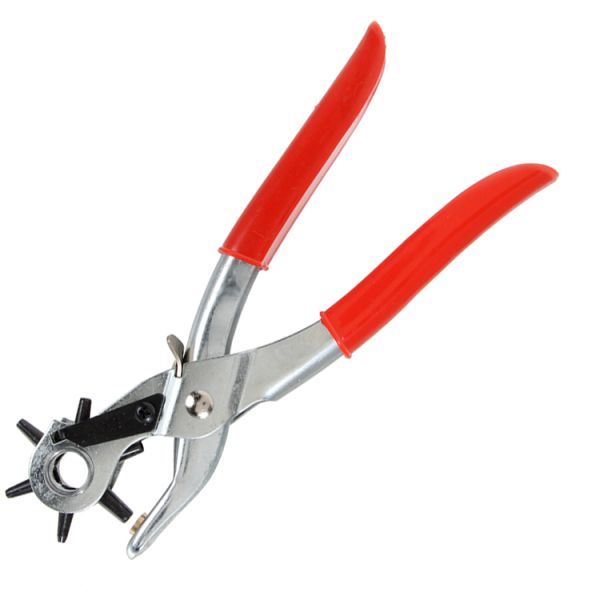 Leather Belt Hole Punch Plier Eyelet Puncher Revolve Sewing Machine Bag Setter Tool Watchband Strap Household leathercraft