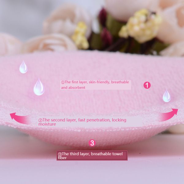 4 Pcs Breast Pads Cotton Anti-overflow Nursing Bra Breast Pads Reusable Soft 3D Cup Baby Feeding Washable Bra Inserts Supplies