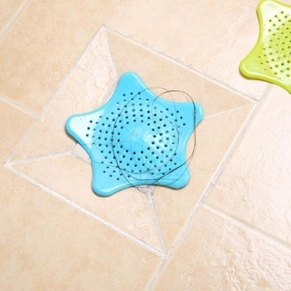 5PC New Bathroom Hair Filter Star Bathroom Drain Hair Catcher Bath Stopper Plug Sink Strainer Filter Shower