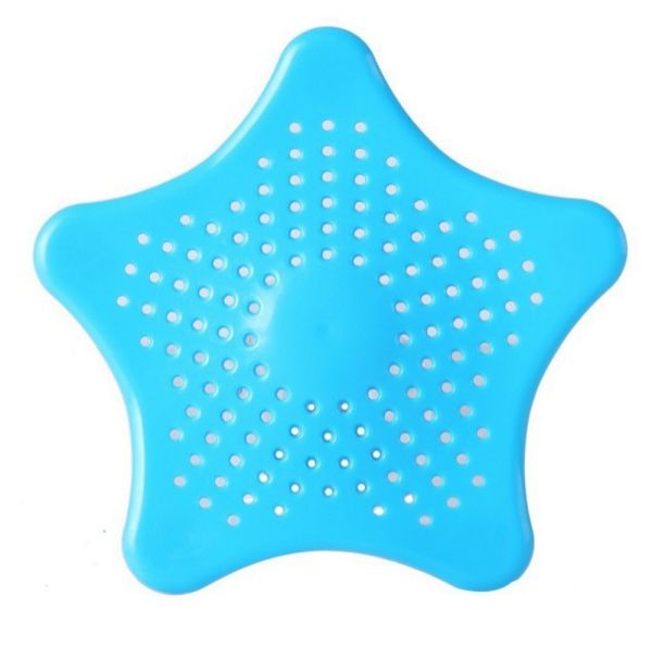 5PC New Bathroom Hair Filter Star Bathroom Drain Hair Catcher Bath Stopper Plug Sink Strainer Filter Shower