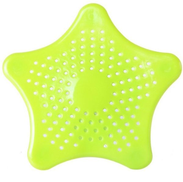 5PC New Bathroom Hair Filter Star Bathroom Drain Hair Catcher Bath Stopper Plug Sink Strainer Filter Shower