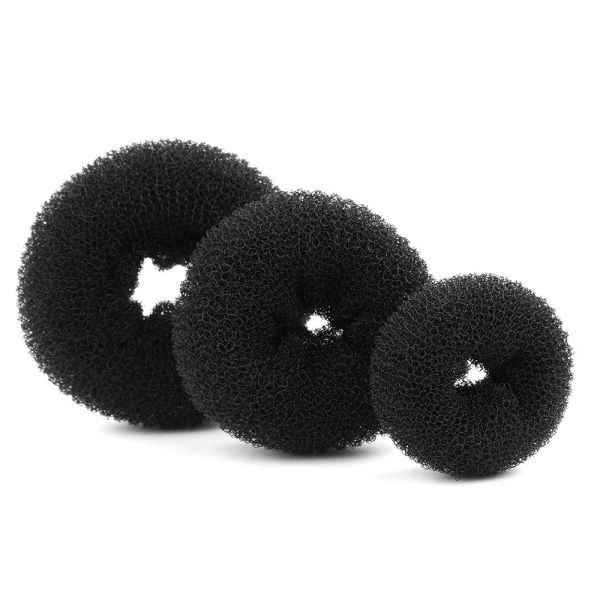 3Pcs/set S/M/L Magic Shaper Hair Donut Ring Hair Bun Maker French Bun Hairwear Ponytail Hair Styling Tool
