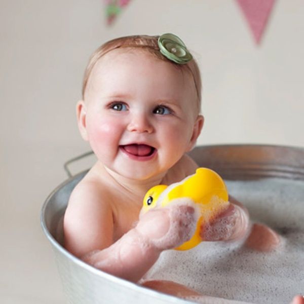 4pc/lot Bath Toys Shower Water Floating Squeaky Yellow Rubber Ducks Baby Toys Water Toys Brinquedos For Bathroom