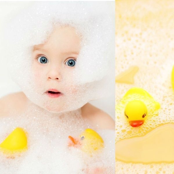 4pc/lot Bath Toys Shower Water Floating Squeaky Yellow Rubber Ducks Baby Toys Water Toys Brinquedos For Bathroom