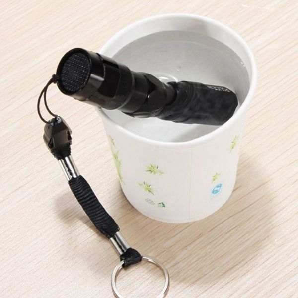 Portable Powerful Mini LED Flashlight 3W Torch Water Resistant Lamp Cycling Lantern Outdoor Working