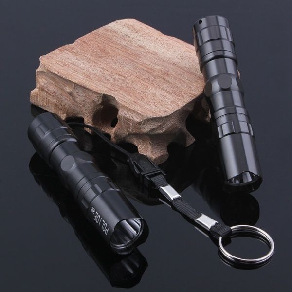 Portable Powerful Mini LED Flashlight 3W Torch Water Resistant Lamp Cycling Lantern Outdoor Working