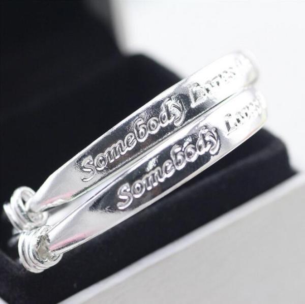 Fashion Baby Bangles 925 Sterling Sivler Cute Kids Bracelets